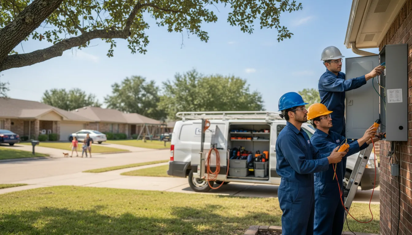 Certified electrician providing emergency electrical services in Fults, IL